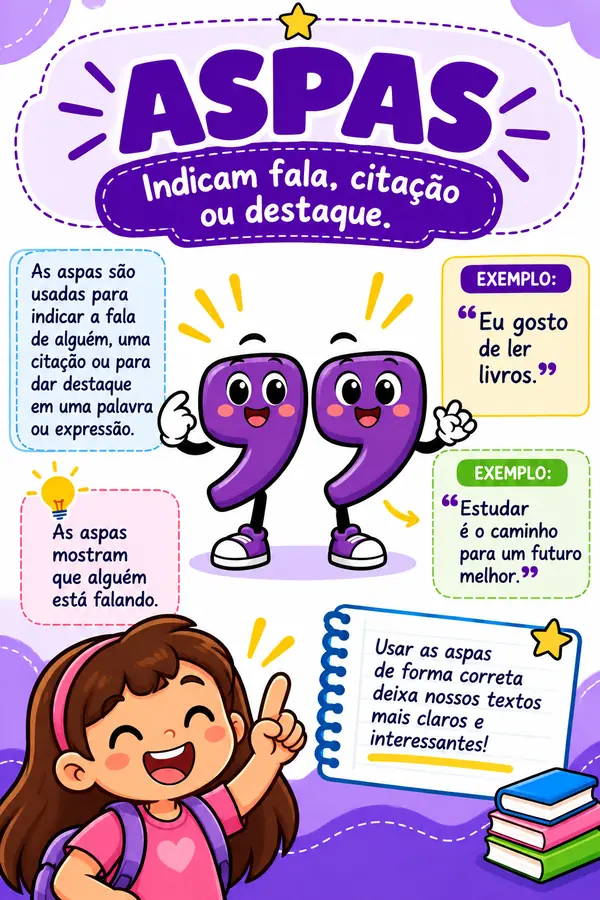 Capa da apostila Aspas