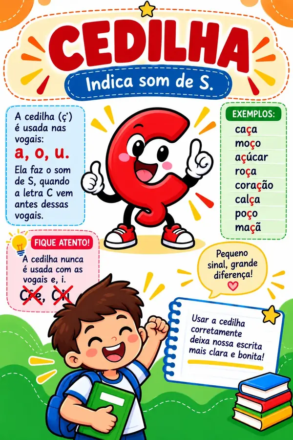 Capa da apostila Cedilha