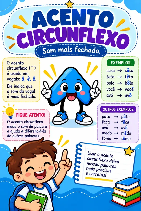 Capa da apostila Acento Circunflexo