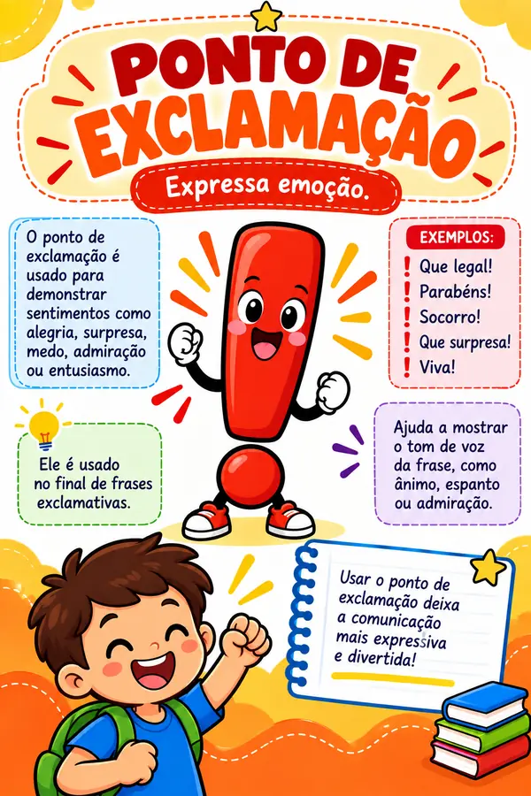 Capa da apostila Ponto de Exclamação