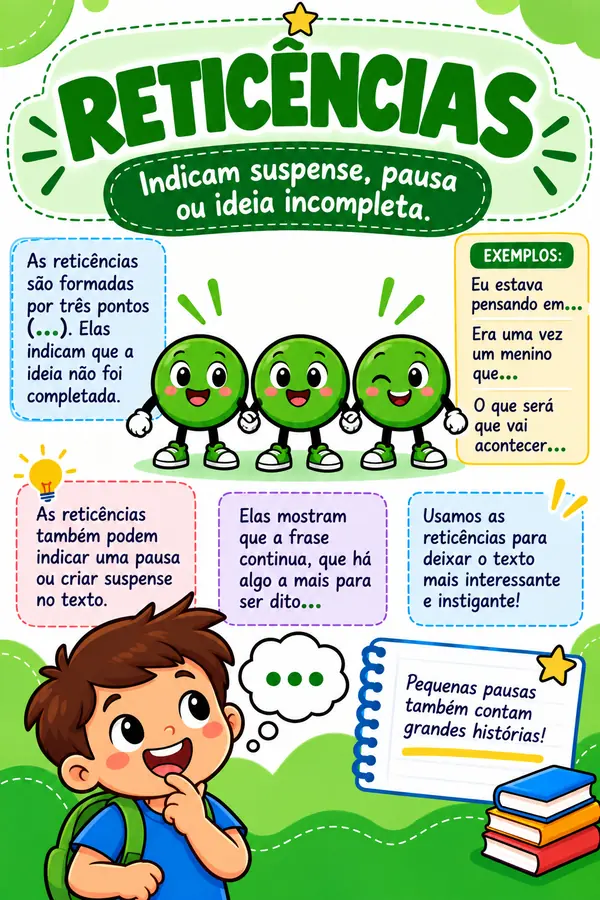 Capa da apostila Reticências